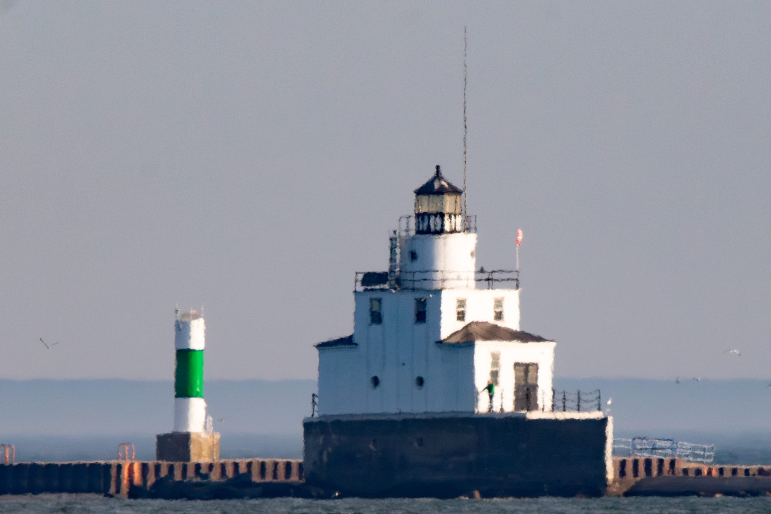 Man On Lighthouse